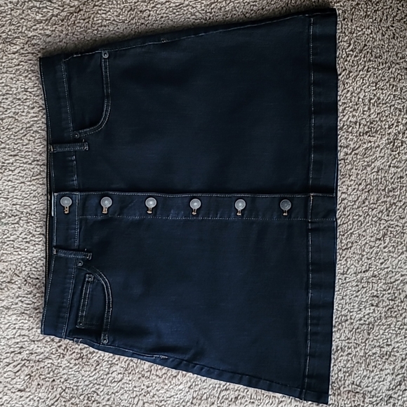 GAP Dresses & Skirts - GAP Dark Denim Mini A-Line Skirt, Size 31 (12), Color Dark Blue